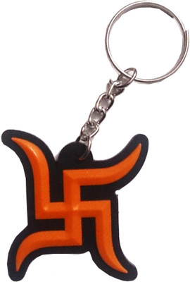 60% OFF on Vibrating Phantom Swastik Religious Black Base Key Chain