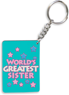 70% OFF on Tiedribbons World's Greatest Sister Wooden Key Chain 70% OFF on Tiedribbons World's Greatest Sister Wooden Key Chain