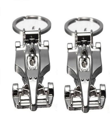 35% OFF on Phoenix 2 Pcs Formula Car Shape Metal Key Chain 35% OFF on Phoenix 2 Pcs Formula Car Shape Metal Key Chain