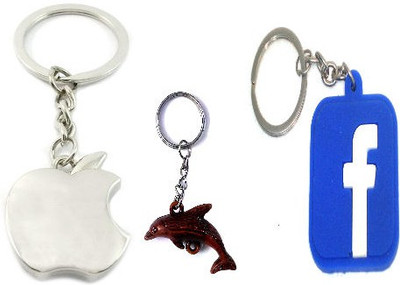 75% OFF on FCS Apple ,Facebook, Fish Key Chain 75% OFF on FCS Apple ,Facebook, Fish Key Chain
