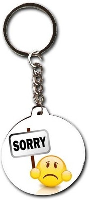 47% OFF on Smileonline Smiley Round Wood04 Sorry Key Chain 47% OFF on Smileonline Smiley Round Wood04 Sorry Key Chain