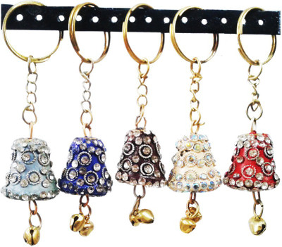 14% OFF on Decor Tattva Inc Set of 5 Bell Key Chain