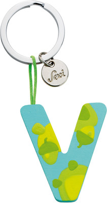 Sevi Keyring Letter V Locking Key Chain Sevi Keyring Letter V Locking Key Chain