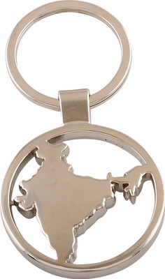 35% OFF on eGizmos Steel India Map with Ring Key Chain