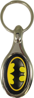 Warner Brothers 266 - WB Batman Oval Key Chain Warner Brothers 266 - WB Batman Oval Key Chain
