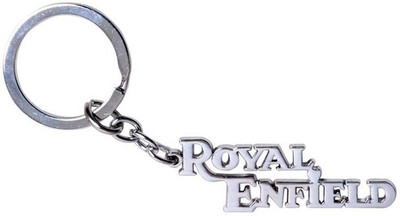 CTW Royal Enfield Engraved Full Metal Bike Keychain (Silver)