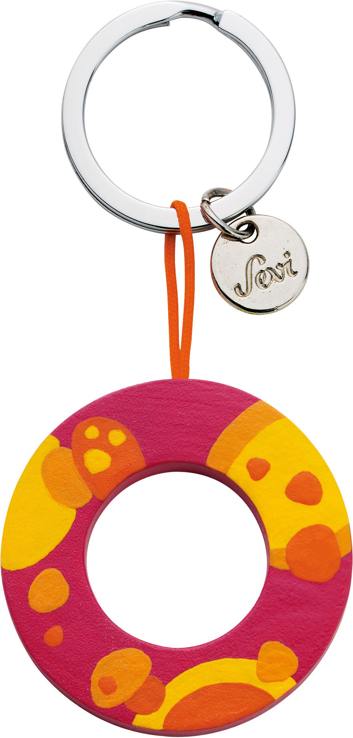 Sevi Keyring Letter O Locking Key Chain Sevi Keyring Letter O Locking Key Chain