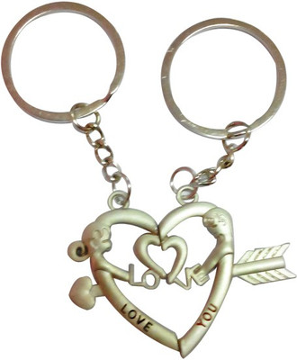 60% OFF on ShopeGift Love You Heart Couple Arrow Key Chain 60% OFF on ShopeGift Love You Heart Couple Arrow Key Chain