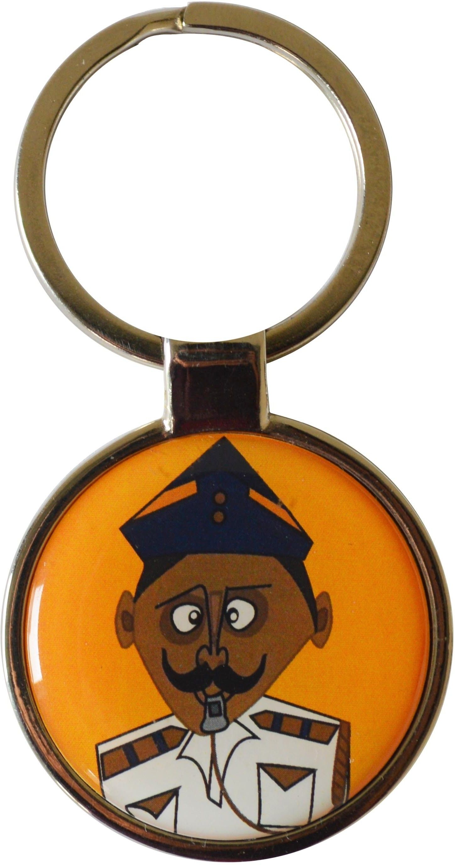 Why Not Autumn Traffic Police Keychain Why Not Autumn Traffic Police Keychain