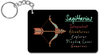 34% OFF on Lovely Collection Zodiac Sign Saggitarius Key Chain