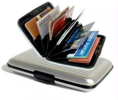 AndAlso Aluminium Rugged Wallet Card Holder, 6 Card Holder: Card Holder