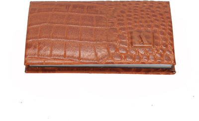 Adamis 10 Card Holder Set of 1, Tan Adamis 10 Card Holder Set of 1, Tan