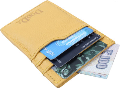 10% OFF on Dooda 6 Card Holder Set of 1, Yellow 10% OFF on Dooda 6 Card Holder Set of 1, Yellow