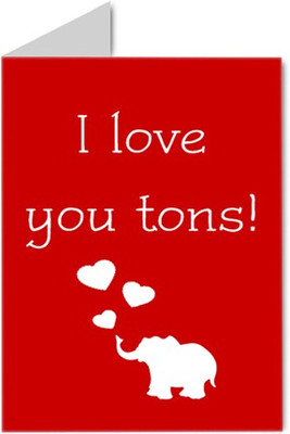 40% OFF on Gifts By Meeta Love Infinite Valentines Greeting Card 40% OFF on Gifts By Meeta Love Infinite Valentines Greeting Card