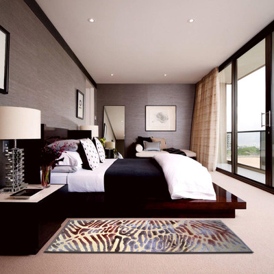 2% OFF on Oriental Weavers Multicolor Polyester Viscose Blend Carpet