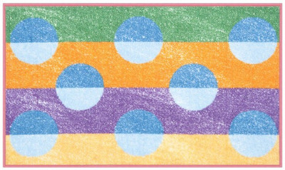 14% OFF on Spaces Multicolor Polypropylene Carpet