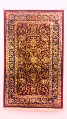 61% OFF on Miras Multicolor Polyester Viscose Blend Carpet