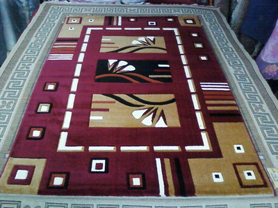 I.C Maroon Wool Carpet