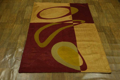 49% OFF on AmazingHind Multicolor Silk Area Rug