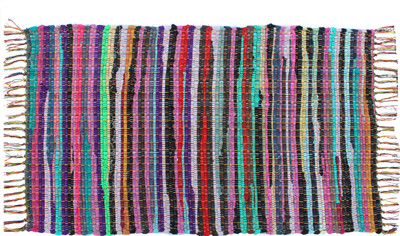 27% OFF on Azaani Multicolor Cotton Area Rug 27% OFF on Azaani Multicolor Cotton Area Rug
