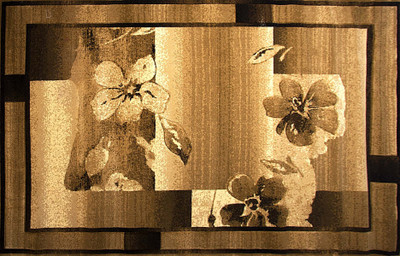 Zyne Brown Polypropylene Carpet