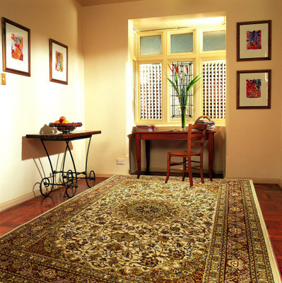 53% OFF on Oriental Weavers Multicolor Polypropylene Carpet
