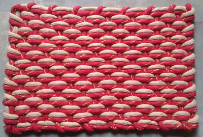 52% OFF on Pali Decor Red, Beige Polyester Area Rug