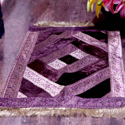 Jodhaa Multicolor Velvet Carpet