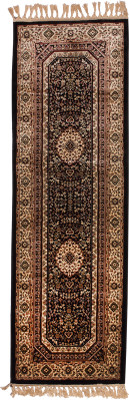 15% OFF on Miras Multicolor Silk Floor Runner