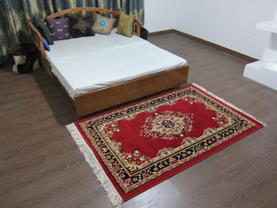 52% OFF on Indian Colors Multicolor Polyester Carpet