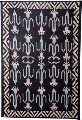 25% OFF on Carpet Overseas Multicolor Cotton Wool Blend Area Rug 25% OFF on Carpet Overseas Multicolor Cotton Wool Blend Area Rug