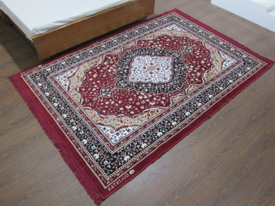 61% OFF on Indian Colors Multicolor Polyester Carpet