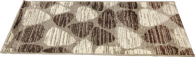 11% OFF on Portia Brown, White Polypropylene Area Rug