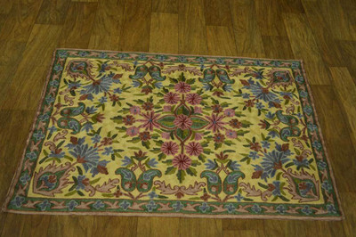 59% OFF on AmazingHind Multicolor Silk Area Rug