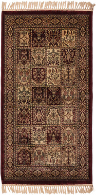 52% OFF on Miras Multicolor Silk Throw Rug