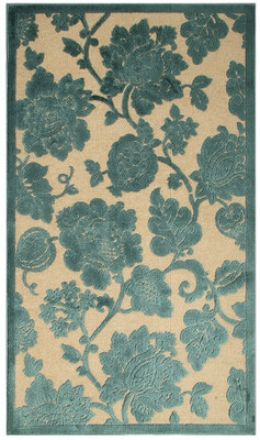 29% OFF on Riva Carpets Blue Cotton Area Rug