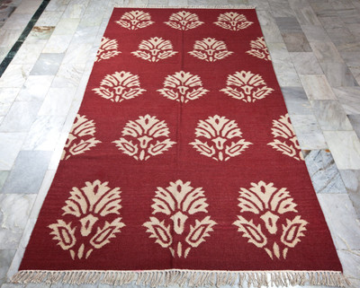 21% OFF on Midas Multicolor Wool Carpet