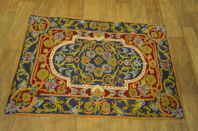 51% OFF on AmazingHind Multicolor Wool Area Rug 51% OFF on AmazingHind Multicolor Wool Area Rug