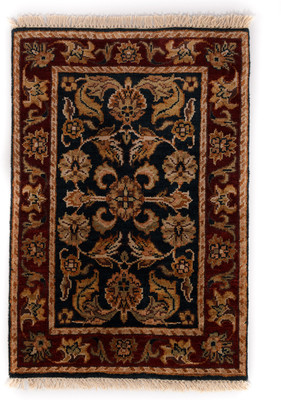 6% OFF on Carpet Overseas Black, Maroon Wool Area Rug 6% OFF on Carpet Overseas Black, Maroon Wool Area Rug