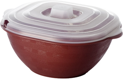 34% OFF on Cutting Edge Square Server Big with Transparent Lid Casserole Set 2360 ml