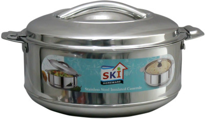 14% OFF on SKI Homeware Dawat Stainless steel Casserole 2000 ml 14% OFF on SKI Homeware Dawat Stainless steel Casserole 2000 ml