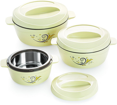 8% OFF on Cello Alpha Pack of 3 Casserole Set 500 ml, 850 ml, 1500 ml 8% OFF on Cello Alpha Pack of 3 Casserole Set 500 ml, 850 ml, 1500 ml