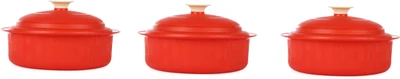 67% OFF on Cutting Edge Carnation Vintage Casserole Pack of 3 Casserole Set 1.8 L 67% OFF on Cutting Edge Carnation Vintage Casserole Pack of 3 Casserole Set 1.8 L