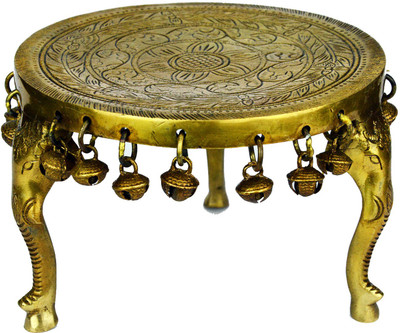 33% OFF on The Crafts House Brass All Purpose Chowki Gold, Pack of 1 33% OFF on The Crafts House Brass All Purpose Chowki Gold, Pack of 1