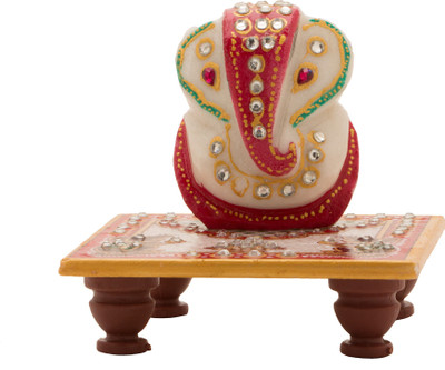 15% OFF on EShopping Portal Stoneware All Purpose Chowki Multicolor, Pack of 2