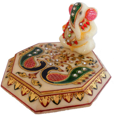 54% OFF on Stonkraft Meenakari Marble, Stoneware Pooja Chowki White, Gold, Pack of 2 54% OFF on Stonkraft Meenakari Marble, Stoneware Pooja Chowki White, Gold, Pack of 2