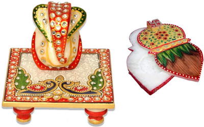 48% OFF on Purpledip Marble All Purpose Chowki Multicolor, Pack of 2 48% OFF on Purpledip Marble All Purpose Chowki Multicolor, Pack of 2