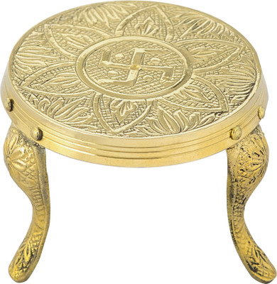 41% OFF on Frestol.com Brass Pooja Chowki Gold, Pack of 1 41% OFF on Frestol.com Brass Pooja Chowki Gold, Pack of 1