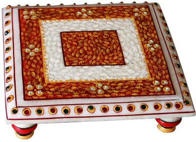 46% OFF on Rajlaxmi Meenakari Jwelled Marble All Purpose Chowki Multicolor, Pack of 1 46% OFF on Rajlaxmi Meenakari Jwelled Marble All Purpose Chowki Multicolor, Pack of 1