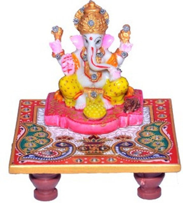 50% OFF on Bajya Meenakari Stoneware Ganesh Marble Pooja Chowki Multicolor, Pack of 2 50% OFF on Bajya Meenakari Stoneware Ganesh Marble Pooja Chowki Multicolor, Pack of 2